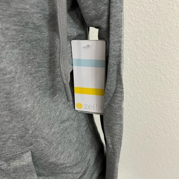 NWT Zella Gray Women's Zip-Up Hoodie - Picture 3 of 7